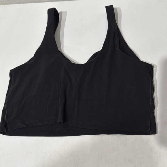 NWOT Aerie Women's Black Sleeveless Crop Top/ Sports Bra Size XL - Picture 6 of 6